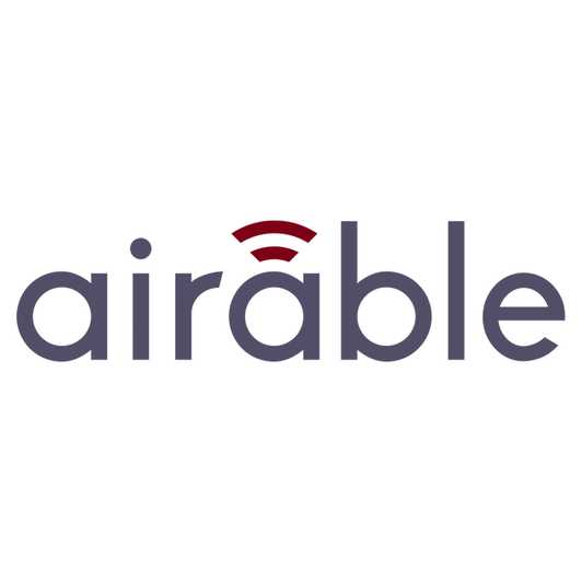The airable logo, featuring the word airable with two curved lines over the second 'a'