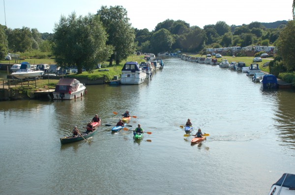 Tonbridge Canoe Club's annual charity paddle