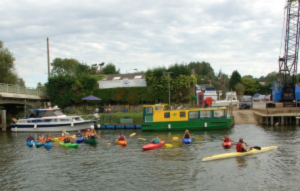 arrival at wateringbury marina