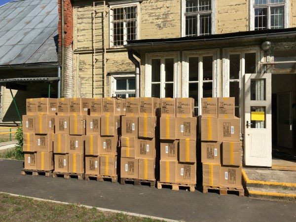 Shipment of Concerto 2s arriving in Latvia